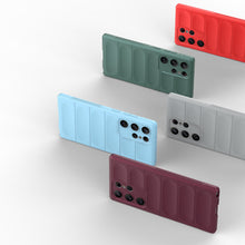 Заредете изображение във визуализатора на галерията – Magic Shield Case for Samsung Galaxy S23 Ultra flexible armored cover light blue
