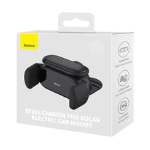 Заредете изображение във визуализатора на галерията – Baseus Steel Cannon Pro solar automatic cockpit car holder black (SUGP010001)
