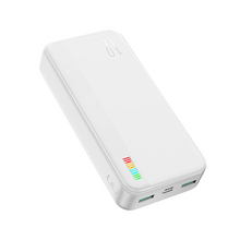 Заредете изображение във визуализатора на галерията – Joyroom powerbank 20000mAh Dazzling Series 12W white (JR-T017)
