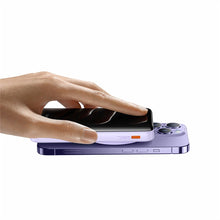 Заредете изображение във визуализатора на галерията – Baseus Magnetic Bracket Wireless Fast Charge Power Bank 10000mAh 20W Purple（With Xiaobai series fast charging Cable Type-C to Type-C 60W(20V/3A) 50cm White）

