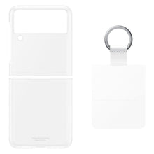 Заредете изображение във визуализатора на галерията – Samsung Clear Cover TPU Gel Case Flower Cover for Samsung Galaxy Z Flip 3 transparent (EF-QF711CTEGWW)

