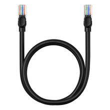 Заредете изображение във визуализатора на галерията – Baseus High Speed ​​Cat 5 RJ-45 Ethernet cable 1000Mb/s 1m round - black
