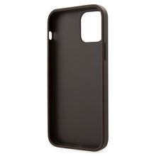 Заредете изображение във визуализатора на галерията – Guess GUHCP12MG4GLBR iPhone 12/12 Pro 6,1" brązowy/brown hardcase 4G Stripe Collection
