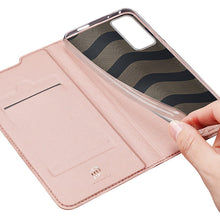 Заредете изображение във визуализатора на галерията – Dux Ducis Skin Pro flip case, wallet and stand for Xiaomi Poco M6 Pro / Redmi 12/12R - pink
