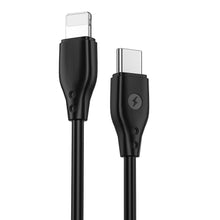 Заредете изображение във визуализатора на галерията – WiWU - Pioneer Series Data Cable Wi-C002 USB C to Lightning 30W - black
