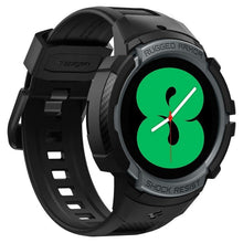Заредете изображение във визуализатора на галерията – Spigen rugged armor ”pro” for samsung galaxy watch 4 / 5 44mm charcoal grey - TopMag
