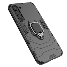 Заредете изображение във визуализатора на галерията – Ring Armor case for Samsung Galaxy S23+ armored cover magnetic holder ring black
