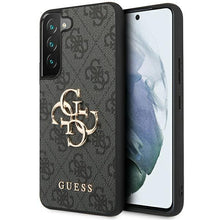 Заредете изображение във визуализатора на галерията – Guess GUHCS23S4GMGGR S23 S911 grey/grey hardcase 4G Big Metal Logo
