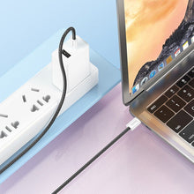 Заредете изображение във визуализатора на галерията – HOCO cable Type C to Type C 60W X104 SOURCE 2m black
