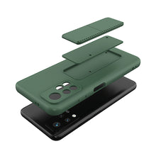 Заредете изображение във визуализатора на галерията – Wozinsky Kickstand Case Silicone Stand Cover for Xiaomi Poco M4 Pro 5G Navy Blue - TopMag
