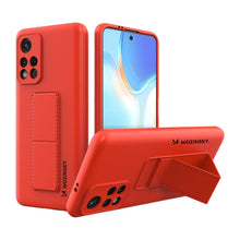 Заредете изображение във визуализатора на галерията – Wozinsky Kickstand Case Silicone Stand Cover for Xiaomi Redmi 10 Red - TopMag
