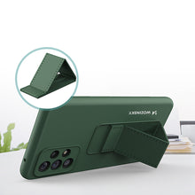 Заредете изображение във визуализатора на галерията – Wozinsky Kickstand Case Silicone Stand Cover for Samsung Galaxy A53 5G Black - TopMag
