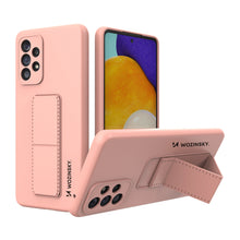 Заредете изображение във визуализатора на галерията – Wozinsky Kickstand Case Silicone Stand Cover for Samsung Galaxy A53 5G Pink - TopMag
