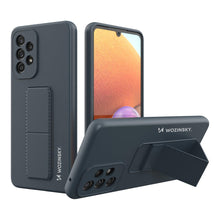 Заредете изображение във визуализатора на галерията – Wozinsky Kickstand Case silicone stand cover for Samsung Galaxy A33 5G navy blue - TopMag
