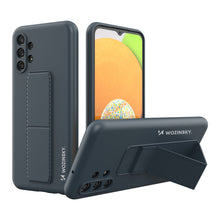 Заредете изображение във визуализатора на галерията – Wozinsky Kickstand Case silicone stand cover for Samsung Galaxy A13 5G navy blue - TopMag

