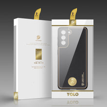 Заредете изображение във визуализатора на галерията – Dux Ducis Yolo elegant cover made of ecological leather for Samsung Galaxy S21 FE black - TopMag
