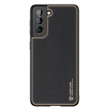 Заредете изображение във визуализатора на галерията – Dux Ducis Yolo elegant cover made of ecological leather for Samsung Galaxy S21 FE black - TopMag
