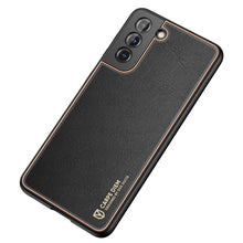 Заредете изображение във визуализатора на галерията – Dux Ducis Yolo elegant cover made of ecological leather for Samsung Galaxy S21 FE black - TopMag
