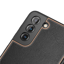 Заредете изображение във визуализатора на галерията – Dux Ducis Yolo elegant cover made of ecological leather for Samsung Galaxy S21 FE black - TopMag
