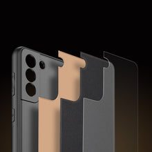 Заредете изображение във визуализатора на галерията – Dux Ducis Yolo elegant cover made of ecological leather for Samsung Galaxy S21 FE black - TopMag
