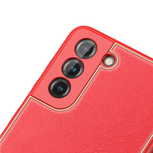 Заредете изображение във визуализатора на галерията – Dux Ducis Yolo elegant cover made of ecological leather for Samsung Galaxy S21 FE red - TopMag
