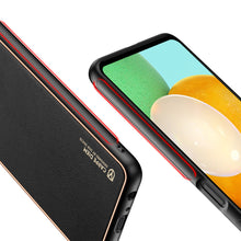 Заредете изображение във визуализатора на галерията – Dux Ducis Yolo elegant cover made of ecological leather for Samsung Galaxy A13 5G black - TopMag
