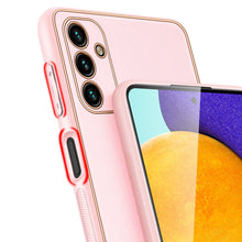 Заредете изображение във визуализатора на галерията – Dux Ducis Yolo elegant cover made of ecological leather for Samsung Galaxy A13 5G pink - TopMag
