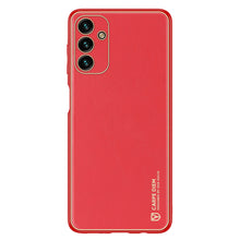 Заредете изображение във визуализатора на галерията – Dux Ducis Yolo elegant cover made of ecological leather for Samsung Galaxy A13 5G red - TopMag

