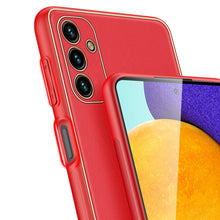 Заредете изображение във визуализатора на галерията – Dux Ducis Yolo elegant cover made of ecological leather for Samsung Galaxy A13 5G red - TopMag
