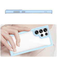 Заредете изображение във визуализатора на галерията – Outer Space Case for Samsung Galaxy S23 Ultra cover with a flexible frame blue
