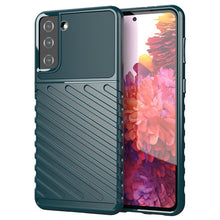 Заредете изображение във визуализатора на галерията – Thunder Case Flexible Tough Rugged Cover TPU Case for Samsung Galaxy S21+ 5G (S21 Plus 5G) green
