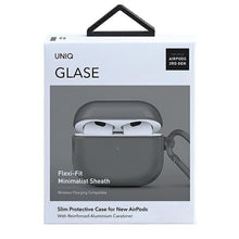 Заредете изображение във визуализатора на галерията – UNIQ etui Glase AirPods 3 dymiony/smoke - TopMag
