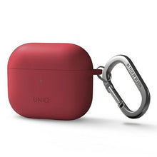 Заредете изображение във визуализатора на галерията – UNIQ etui Nexo AirPods 3 gen + Ear Hooks Silicone czerwony/coral - TopMag
