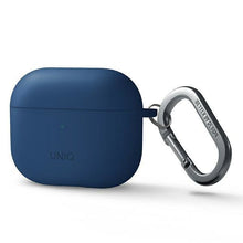 Заредете изображение във визуализатора на галерията – UNIQ etui Nexo AirPods 3 gen + Ear Hooks Silicone niebieski/blue - TopMag
