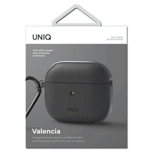 Заредете изображение във визуализатора на галерията – UNIQ etui Valencia AirPods 3 szary/grey Antimicrobial - TopMag
