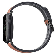 Заредете изображение във визуализатора на галерията – UNIQ pasek Straden Apple Watch Series 4/5/6/7/8/SE/SE2/Ultra 42/44/45mm. Leather Hybrid Strap brązowy/brown - TopMag
