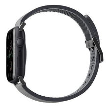 Заредете изображение във визуализатора на галерията – UNIQ pasek Straden Apple Watch Series 4/5/6/7/8/SE/SE2/Ultra 42/44/45mm. Leather Hybrid Strap grey/szary - TopMag
