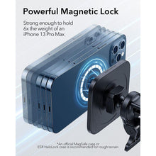 Заредете изображение във визуализатора на галерията – ESR HALOLOCK MAGSAFE MAGNETIC CAR MOUNT SET BLACK - TopMag
