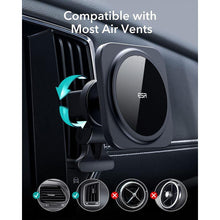 Заредете изображение във визуализатора на галерията – ESR HALOLOCK MAGSAFE MAGNETIC CAR MOUNT SET BLACK - TopMag
