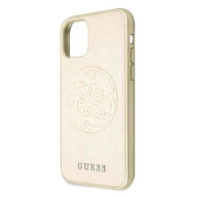 Заредете изображение във визуализатора на галерията – Guess GUHCN58RSSASGO iPhone 11 Pro złoty/gold hard case Saffiano 4G Circle Logo
