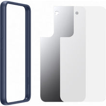 Заредете изображение във визуализатора на галерията – Samsung Frame Cover Case for Samsung Galaxy S22 + (S22 Plus) SM-S906B / DS Navy Blue (EF-MS906CNEGWW) - TopMag
