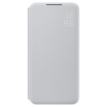 Заредете изображение във визуализатора на галерията – Samsung LED View Cover with LED display for Samsung Galaxy S22 + (S22 Plus) light gray (EF-NS906PJEGEE) - TopMag

