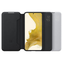 Заредете изображение във визуализатора на галерията – Samsung LED View Cover with LED display for Samsung Galaxy S22 + (S22 Plus) light gray (EF-NS906PJEGEE) - TopMag
