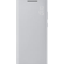 Заредете изображение във визуализатора на галерията – Samsung LED View Cover with LED display for Samsung Galaxy S22 Ultra light gray (EF-NS908PJEGEE) - TopMag
