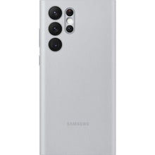Заредете изображение във визуализатора на галерията – Samsung LED View Cover with LED display for Samsung Galaxy S22 Ultra light gray (EF-NS908PJEGEE) - TopMag
