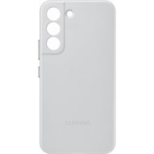 Заредете изображение във визуализатора на галерията – Samsung Leather Cover genuine leather case for Samsung Galaxy S22 light gray (EF-VS901LJEGWW) - TopMag
