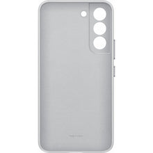 Заредете изображение във визуализатора на галерията – Samsung Leather Cover genuine leather case for Samsung Galaxy S22 light gray (EF-VS901LJEGWW) - TopMag
