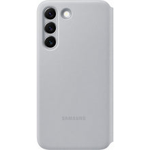 Заредете изображение във визуализатора на галерията – Samsung LED View Cover with LED display for Samsung Galaxy S22 light gray (EF-NS901PJEGEE) - TopMag
