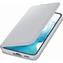 Заредете изображение във визуализатора на галерията – Samsung LED View Cover with LED display for Samsung Galaxy S22 light gray (EF-NS901PJEGEE) - TopMag
