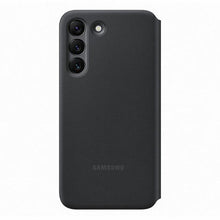 Заредете изображение във визуализатора на галерията – Samsung LED View Cover with LED display for Samsung Galaxy S22 black (EF-NS901PBEGEE) - TopMag
